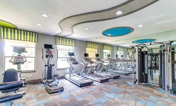 Two Level Fitness Center at Sanford Landing Apartments, Sanford, Florida